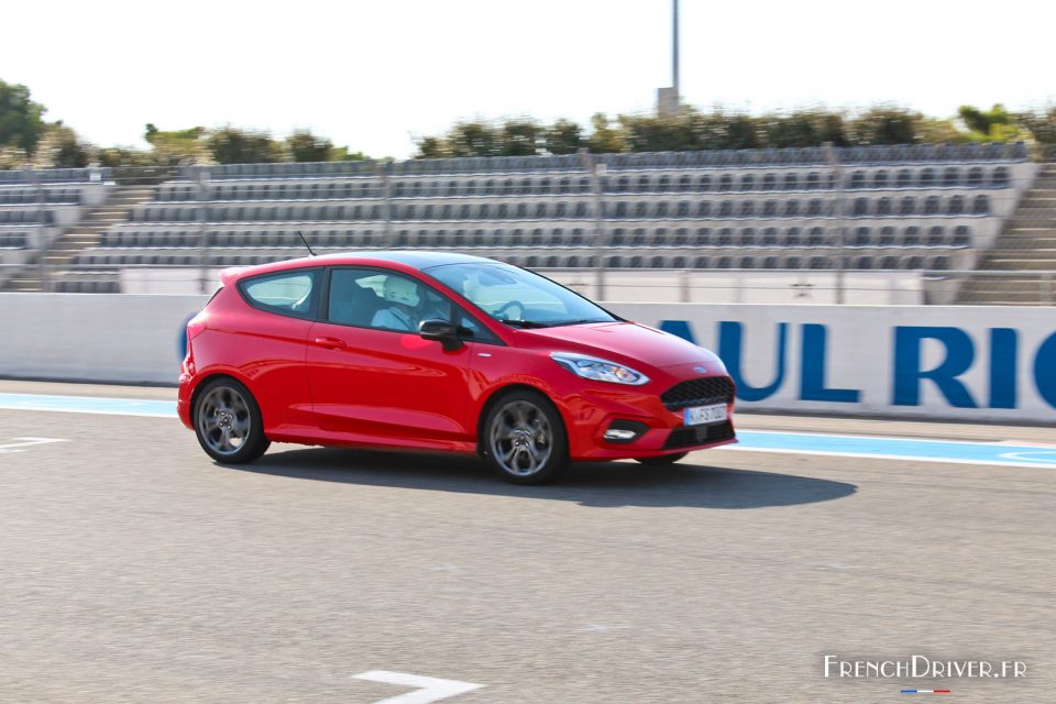 Photo essai circuit Ford Fiesta VII ST Line (2017)