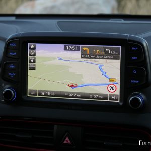 Photo navigation GPS écran tactile Hyundai Kona (2017)