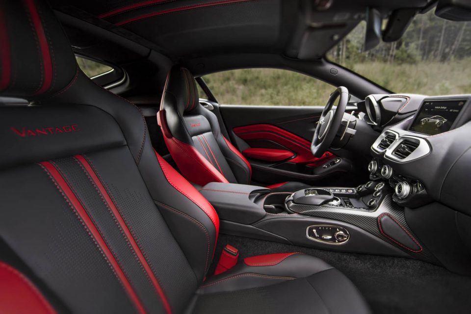 Photo sièges cuir Aston Martin Vantage V8 (2018)