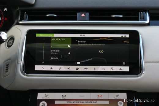 Photo écran tactile Range Rover Velar (2017)