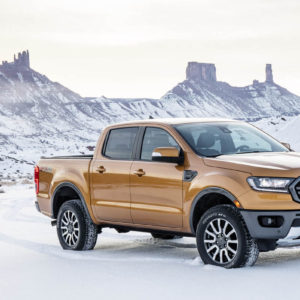 Photo 3/4 avant Ford Ranger restylé USA (2018)