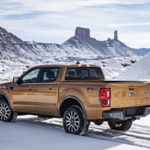 Photo 3/4 arrière Ford Ranger restylé USA (2018)