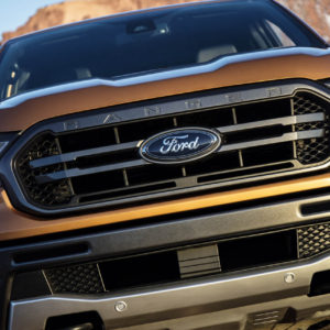 Photo calandre face avant Ford Ranger restylé USA (2018)