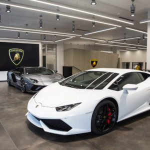 Photo exposition Lamborghini Paris – Puteaux La Défense (2018)