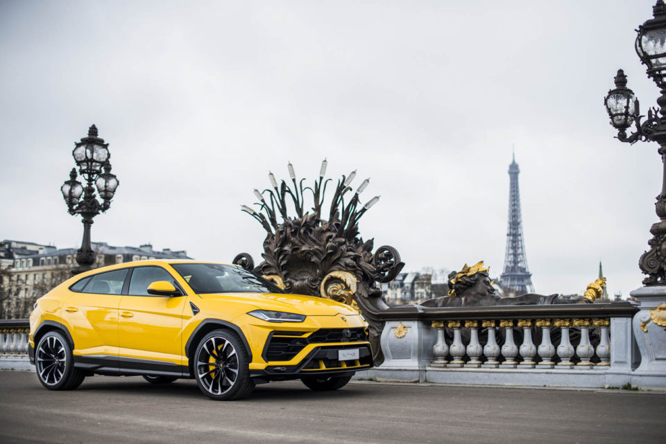 Photo Seine – Lamborghini Urus à Paris (2018)