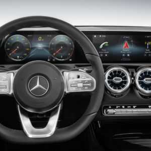 Photo Widescreen cockpit digital Mercedes-Benz Classe A (2018)