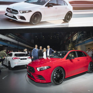 Photo présentation Amsterdam Mercedes-Benz Classe A (2018)