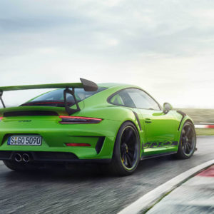 Photo 3/4 arrière Porsche 911 GT3 RS (2018)