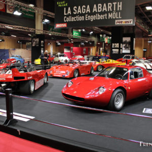 Photo exposition Saga Abarth – Salon Rétromobile Paris 2018