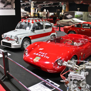 Photo exposition Saga Abarth – Salon Rétromobile Paris 2018