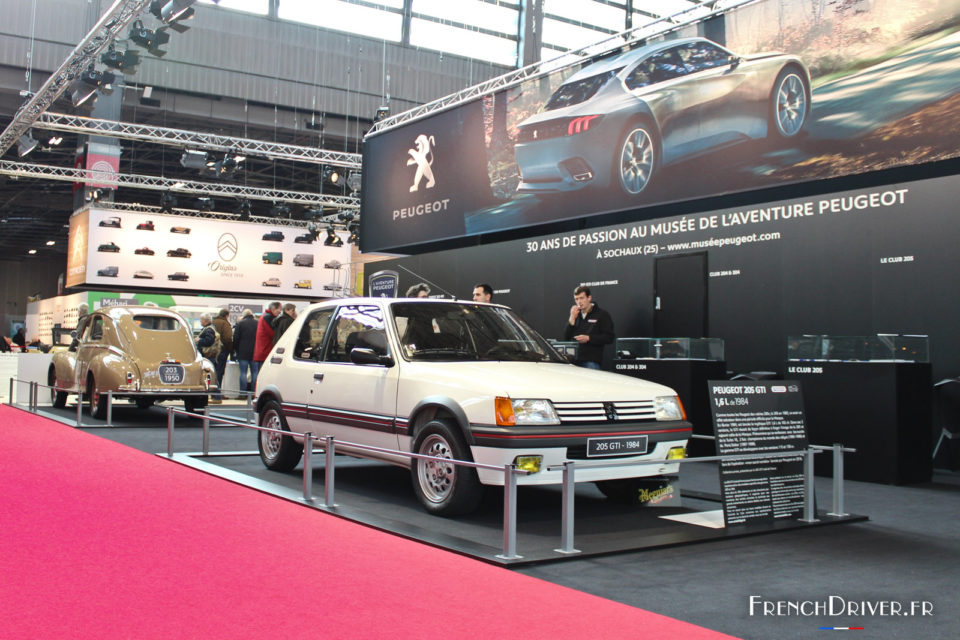 Photo Peugeot 205 GTi – Salon Rétromobile Paris 2018