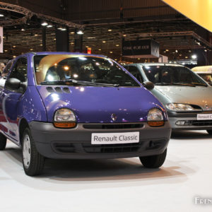 Photo Renault Twingo et Scenic – Salon Rétromobile Paris 2018