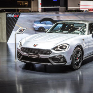 Photo officielle Abarth 124 GT – Salon de Genève 2018