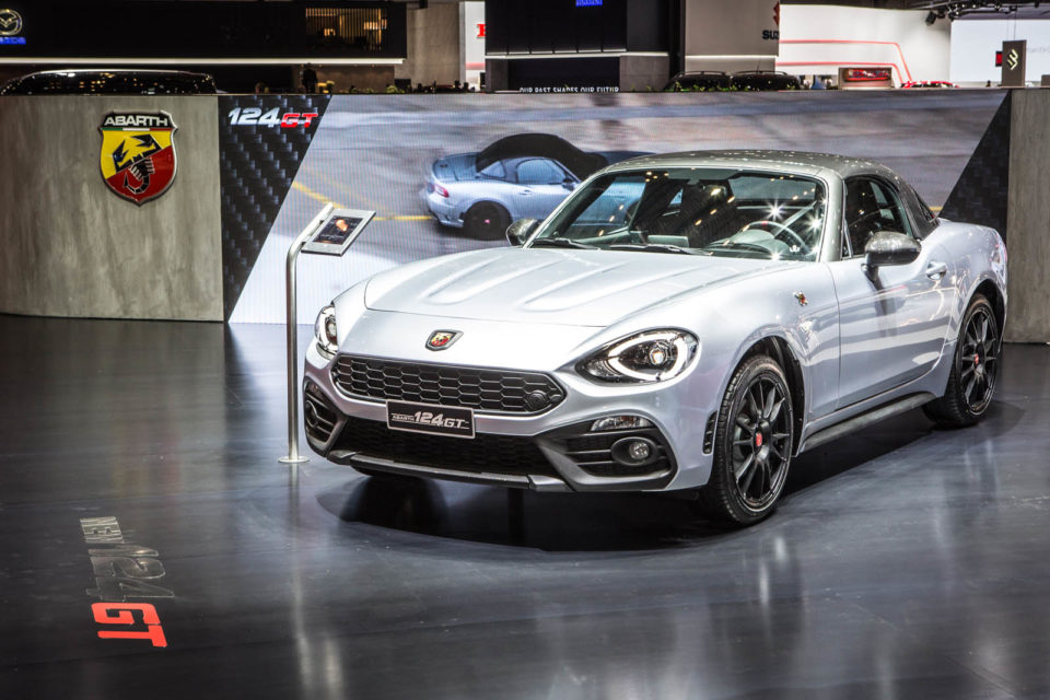 Photo officielle Abarth 124 GT – Salon de Genève 2018