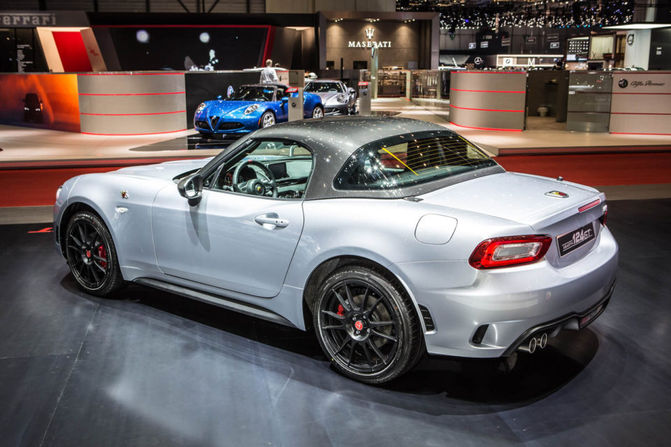 Photo 3/4 arrière Abarth 124 GT – Salon de Genève 2018