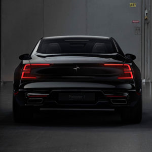 Photo teaser face arrière Polestar 1 (2018)