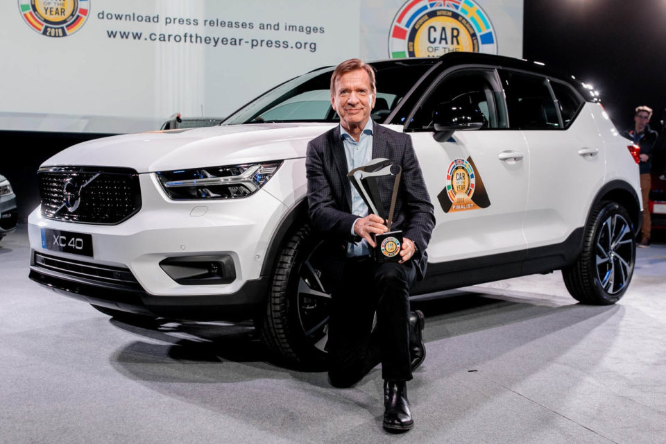 Photo Volvo XC40 & Håkan Samuelsson – Voiture de l’Année 2018