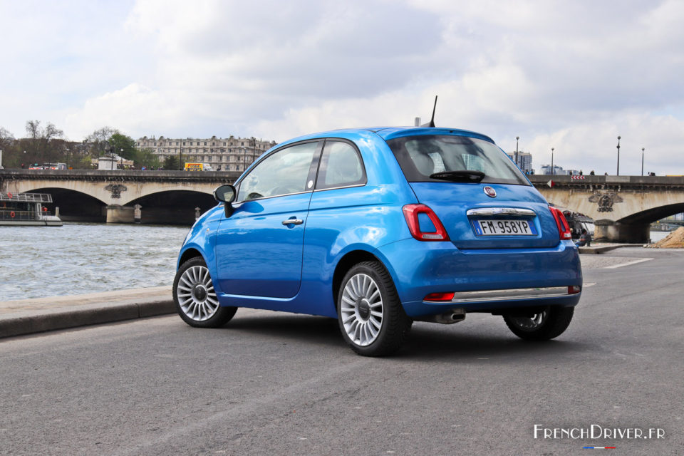 Photo arrière statique Fiat 500 Mirror (2018)