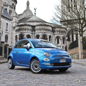 Photo essai Fiat 500 Mirror Italia Blue (2018)