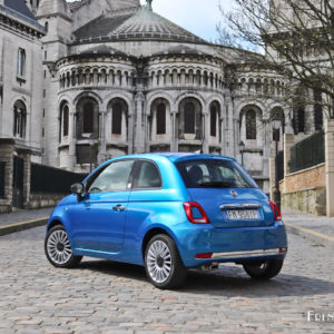 Photo Fiat 500 Mirror Italia Blue (2018)