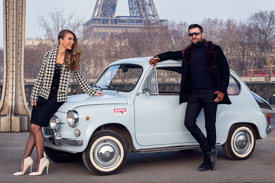 Tour Auto 2018 : la petite Fiat 600D au départ avec Eva Colas !