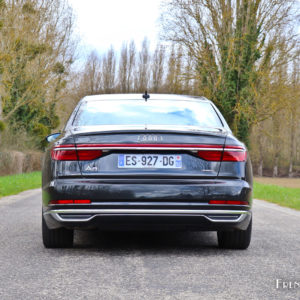 Photo face arrière Audi A8 V6 TDI (2018)