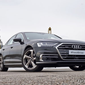 Photo face avant statique Audi A8 V6 TDI (2018)