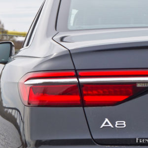 Photo sigle Audi A8 V6 TDI (2018)