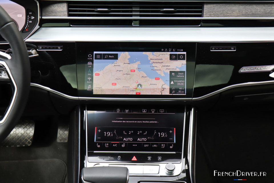 Photo écrans tactiles Audi A8 V6 TDI (2018)