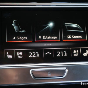 Photo écran accoudoir arrière Audi A8 V6 TDI (2018)