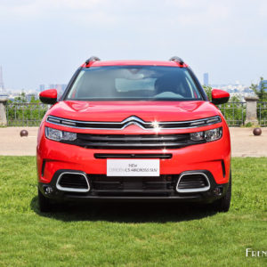 Photo face avant Citroën C5 Aircross SUV – Paris (2018)