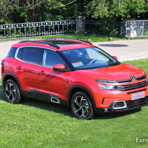 Photo Citroën C5 Aircross SUV Rouge Volcano – Paris (2018)