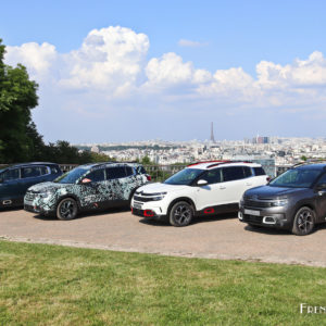 Photo prototypes Citroën C5 Aircross SUV – Paris (2018)