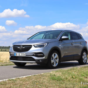 Photo essai route statique Opel Grandland X (2018)