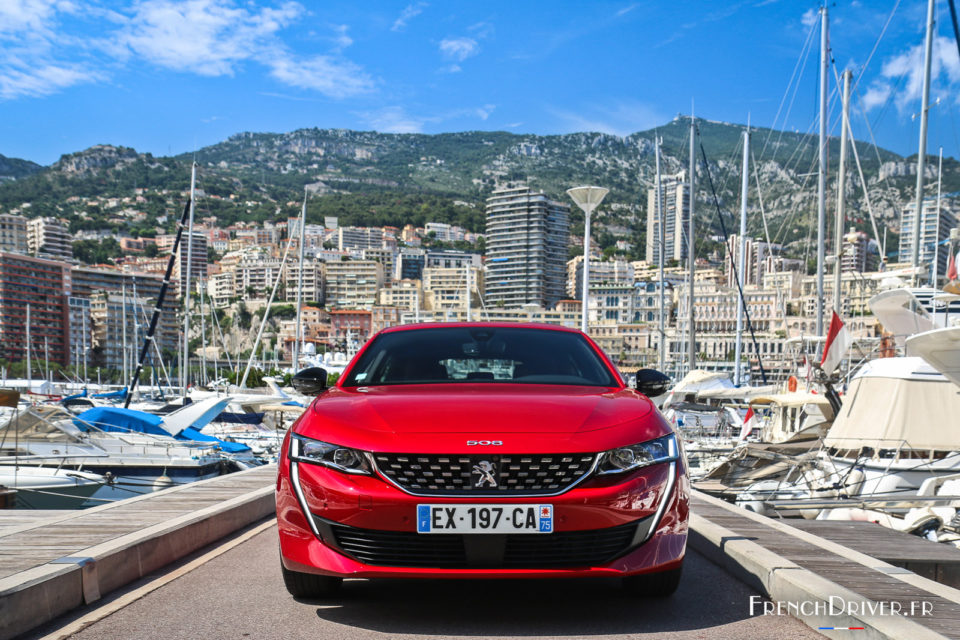 Photo essai face avant Peugeot 508 GT Line II (2018)