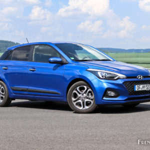 Photo 3/4 avant Hyundai i20 restylée (2018)