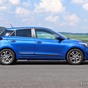 Photo profil Hyundai i20 restylée (2018)