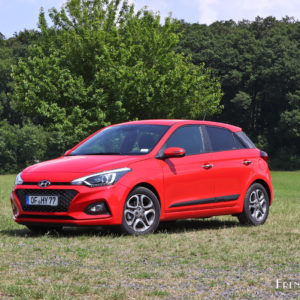 Photo essai Hyundai i20 restylée (2018)