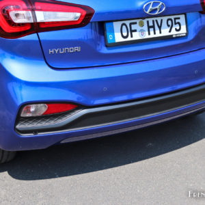 Photo bouclier arrière Hyundai i20 restylée (2018)