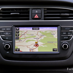 Photo navigation GPS écran tactile Hyundai i20 restylée (2018)