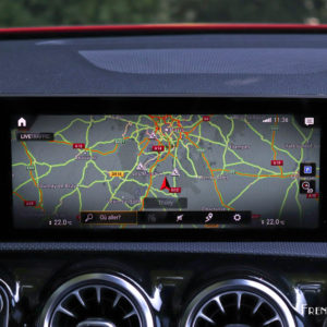 Photo navigation GPS écran tactile Mercedes Classe A (2018)