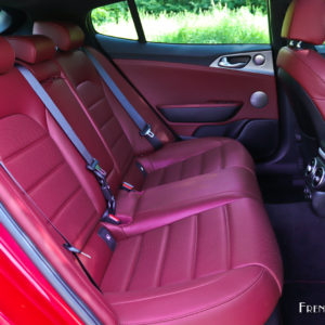 Photo sièges arrière cuir Nappa Kia Stinger GT (2018)