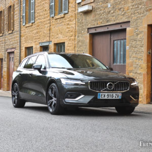 Photo essai route statique Volvo V60 (2018)