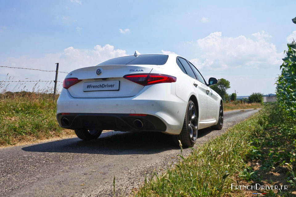 Photo essai route Alfa Romeo Giulia Veloce (2018)