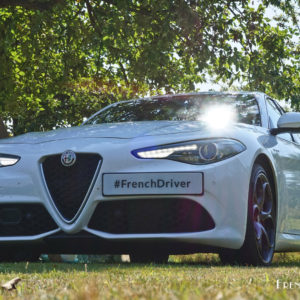 Photo bouclier avant Alfa Romeo Giulia Veloce (2018)