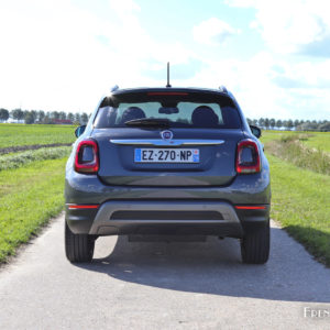 Photo face arrière Fiat 500X restylé (2018)