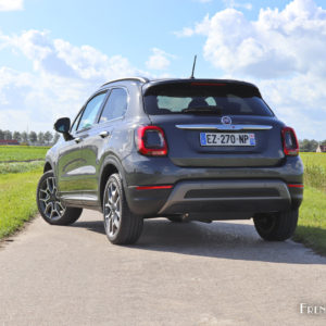 Photo 3/4 arrière Fiat 500X restylé (2018)