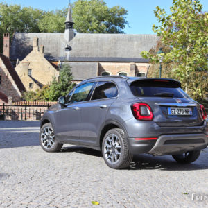 Photo 3/4 arrière statique Fiat 500X restylé (2018)