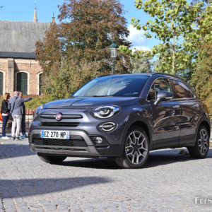 Photo 3/4 avant Fiat 500X restylé (2018)