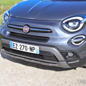 Photo bouclier avant Fiat 500X restylé (2018)